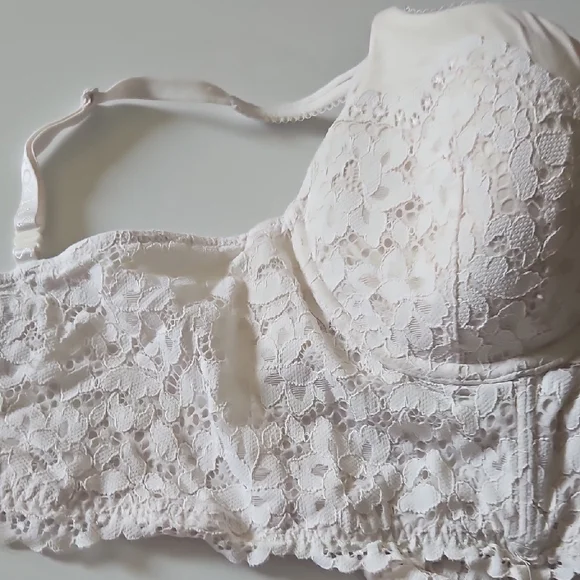 Victoria's Secret Ivory Lace Bustier - Picture 9 of 13